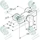 Kludi RAK Profile Star RAK14105 Single Lever Shower Mixer, Chrome - Image 2