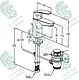 Kludi RAK Pearl Basin Mixer RAK17000 Single Lever with Pop-up Waste, Chrome - Image 2