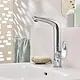 Grohe Eurostyle 23569003 Tall Basin Mixer L-Size, Swivel Spout, 28mm Ceramic Cartridge with Pop-up Waste, Chrome - Image 4