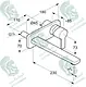 Kludi RAK Passion RAK13024 Single Lever Wall-Mounted Basin Mixer with Spout and Handle, Chrome - Image 2