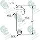 Kludi RAK RAK10011 Ceiling Outlet, 15 cm, Chrome - Image 2