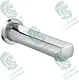 Kludi RAK Project RAK10007 Concealed Mixer Spout without Diverter, Chrome - Image 1