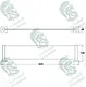 Kludi RAK Harmony Glass Shelf, Chrome, RAK24013 - Image 2