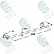 Kludi RAK Calibre Towel Rail 45 cm, Chrome, RAK21000 - Image 2