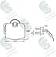 Kludi RAK Calibre Towel Holder with Cover, Chrome, RAK21004 - Image 2