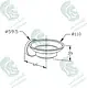 Kludi RAK Calibre Glass Soap Dish with Chrome Holder, RAK21008 - Image 2