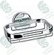 Kludi RAK Calibre Basin Soap Dish, Chrome, RAK21002 - Image 1