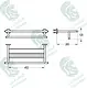 Kludi RAK Calibre Towel Rack with Lower Shelf, Chrome, RAK21020 - Image 2