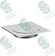 Kludi RAK Chrome Plated Brass Floor Drain Cover RAK22023, 15 × 15 cm - Image 1