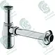Kludi RAK Basin Bottle Trap 1.25 inch without Waste, Chrome, RAK1010505 - Image 1