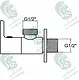Kludi RAK Passion Angle Valve 1/2" × 1/2", Quarter Turn Ceramic Cartridge RAK13013, Chrome - Image 3