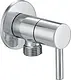 Kludi RAK Prime Angle Valve 1/2" × 1/2", Quarter Turn Ceramic Cartridge RAK12018, Chrome - Image 1