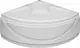 El Tib Marbella Circular Corner Jacuzzi 120 × 120 cm, 2 Motors, 8 Water Jets, 16 Air Jets, Chrome - Image 2