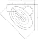 El Tib Marbella Circular Corner Jacuzzi 120 × 120 cm, 2 Motors, 8 Water Jets, 16 Air Jets, Chrome - Image 4