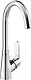 Kludi RAK Peak RAK18004 Pillar Kitchen Mixer with High Swivel Spout, Chrome - Image 1