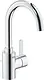 Grohe Eurocosmo 32830001 Tall Basin Mixer, Single Lever Size L with Swivel Spout and 35 mm Ceramic Cartridge with Pop-up Waste, Chrome - Image 1