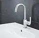 Grohe Eurocosmo 32830001 Tall Basin Mixer, Single Lever Size L with Swivel Spout and 35 mm Ceramic Cartridge with Pop-up Waste, Chrome - Image 3