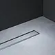 Pura DL-75 Chanel Shower Drain 75 cm, 1mm Stainless Steel with Perforated Cover & Elbow Set - Image 17