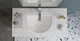 Sanipure Titan Vanity Unit Basin 105 cm, White - Image 2