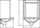 Sanipure Toros 092545 Urinal with Shower, Top Inlet, 45 × 36 cm, White - Image 2