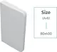 Sanipure 950000 Urinal Divider, 40 × 8 cm, White - Image 2
