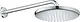 Grohe Tempesta 250 Shower Set with Overhead Outlet 26668000, 25 cm Round Shower Head White × Chrome and 38 cm Overhead Arm - Image 3