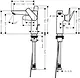 Hansgrohe Talis 71754000 Basin Mixer 16 cm Height with Waste, Chrome - Image 4