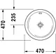 Duravit Architec Round Under-Counter Basin 046847, 47 cm, White - Image 3
