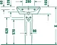Duravit D-Neo 2366600000 Bathroom Basin White 60 cm with Full Pedestal - Image 4