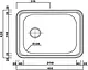 Purity ISS 480 Kitchen Sink 48 × 43 cm with Overflow and Drain, Stainless Steel 304 - Image 2