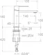 Ramon Soler Quattro NK49 Code Eg4902 Single Lever Basin Mixer, Ceramic Cartridge, Chrome, Spanish Import - Image 3