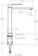 Ramon Soler Quattro NK49 Tall Basin Mixer Eg4910, Single Lever Ceramic Cartridge, Chrome - Image 2