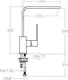 Ramon Soler Quattro NK49 Tall Basin Mixer Eg4929, Swivel High Spout, Single Lever Ceramic Cartridge, Chrome - Image 3