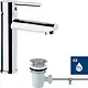 Ramon Soler Darko 3301VA Single Lever Basin Mixer with Ceramic Cartridge and Waste, Chrome - Spanish Import - Image 1