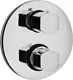 Duravit Viva VI5200006E10 Concealed Thermostatic Mixer Trim, 2 Outlets with Diverter, Valve, Shut-off Valve, Control Handle and Water Saver, Chrome - Image 1
