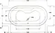 Duravit Tonga Oval 810016 Jacuzzi 180 × 90 × 56.5 cm, 1 System, 8 Water Jets - Image 4