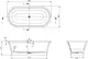 Duravit Monroe 805831 One-Piece Bathtub 180 × 88 × 57 cm, White - Image 3