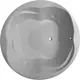 Duravit AO 810610 Jacuzzi Bathtub, 160 × 160 × 51 cm, 1 System, 8 Water Jets - Image 1