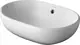 Duravit Foster Countertop Basin 033550, 49.5 × 35 cm with Overflow, without Tap Hole, including Fixing Set, White - Image 1