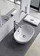 Duravit Foster Countertop Basin 033550, 49.5 × 35 cm with Overflow, without Tap Hole, including Fixing Set, White - Image 2