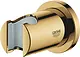 Grohe 27074GL0 Shower Holder with Escutcheon, Polished Gold - Image 1