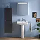 Duravit No.1 Basin with Full Pedestal, White, 55 cm with Fixing Set - Image 1