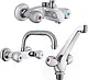 Gold Classic Mixer Set Chrome (Basin 1047, Bath 1016 and Wall-Mounted Kitchen 1023) - Image 1