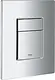 Grohe Skate Cosmopolitan 38732000 Concealed Cistern Flush Plate, Square Chrome - Image 1