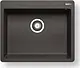Pyramids Astros 1B FM Granite Kitchen Sink, Code 070224401, 61 × 50 cm, Depth 20 cm, 3 inch Waste, Carbon Graphite - Image 1