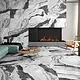 Arion White Black Premium Glossy Porcelain, First Choice, 150 × 75 cm, Spanish Import - Image 2