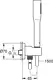 Grohe Eurovia Cosmopolitan 26404000 Concealed Shower Set, Glossy Chrome, with Shower Head, 150 cm Thermal Hose and Outlet - Image 2