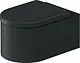 Duravit Vitrium Wall-Hung Toilet Pattern Dark Grey HygieneGlaze with Soft-Close Toilet Seat & Cover, Internal Bidet Spray and Fixing Pipes - Image 3