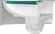 Duravit Vitrium Wall-Hung Toilet Pattern Teal HygieneGlaze with Soft-Close Toilet Seat & Cover, Internal Bidet Spray and Fixing Pipes - Image 5