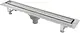 Pura VDL 11 95 Stainless Steel Tileable Shower Drain with Flange, 95 cm — Chrome - Image 2